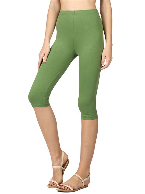 cotton spandex capri leggings|women's cotton stretch capri leggings.